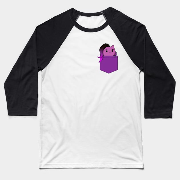 Clawmbra "PocketKatsu" - Katsuwatch Baseball T-Shirt by dillongoo